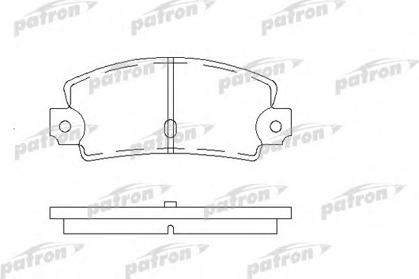 PATRON PBP456 Тормозные колодки для FIAT