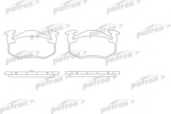 PATRON PBP558 Тормозные колодки для RENAULT CLIO