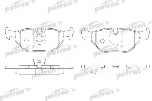PATRON PBP578 Тормозные колодки для BMW Z3