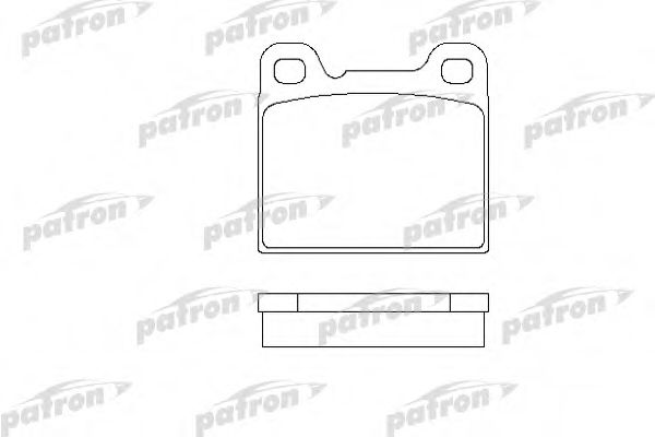 PATRON PBP704 Тормозные колодки для VOLVO S90