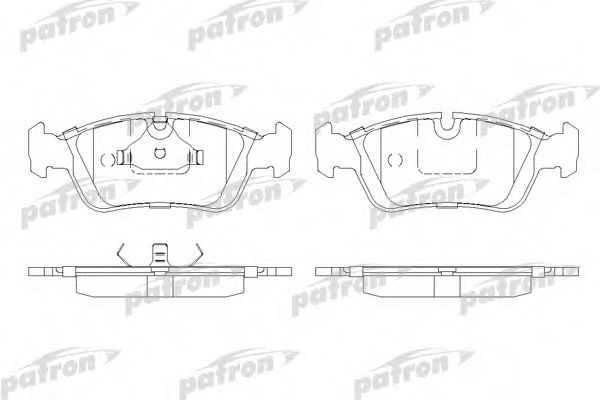 PATRON PBP725 Тормозные колодки для BMW Z3