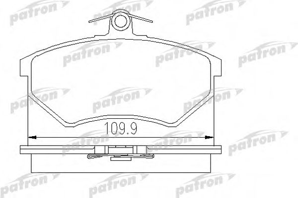 PATRON PBP774 Тормозные колодки PATRON для SEAT
