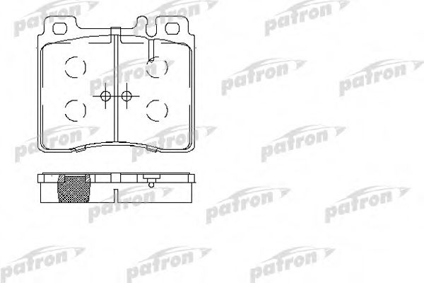 PATRON PBP800 Тормозные колодки для MERCEDES-BENZ CL-CLASS