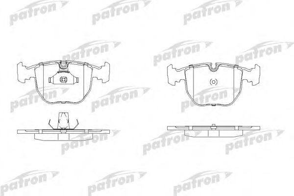 PATRON PBP997 Тормозные колодки PATRON для BMW 7