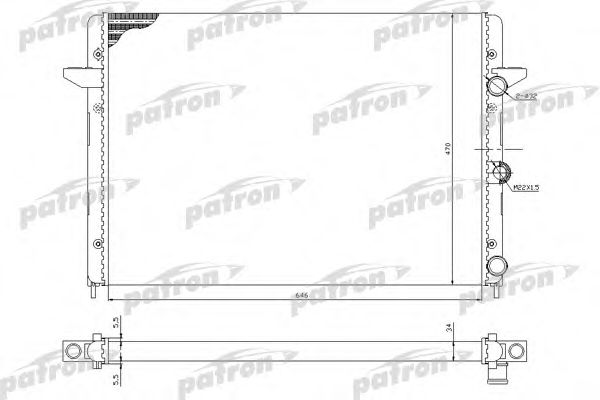 PATRON PRS3211 Крышка радиатора PATRON для FORD