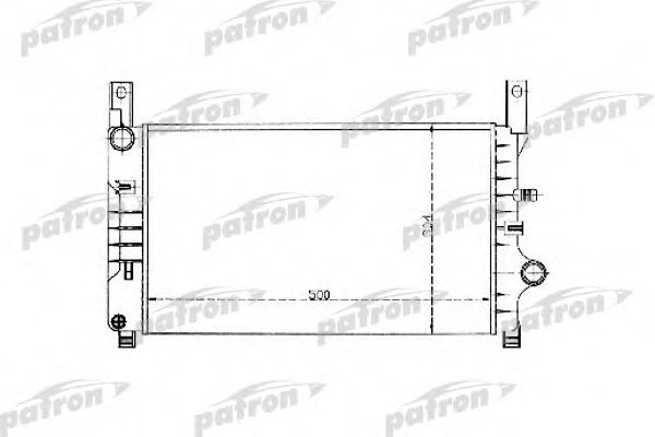 PATRON PRS3319 Крышка радиатора PATRON для FORD