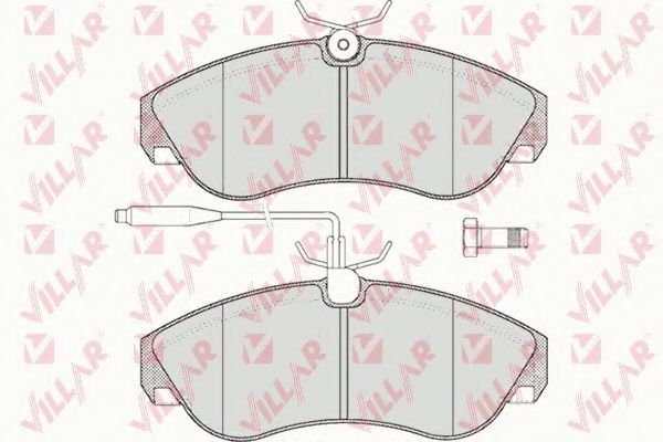 VILLAR 6260494 Тормозные колодки VILLAR 