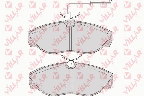 VILLAR 6260965 Тормозные колодки VILLAR для FIAT