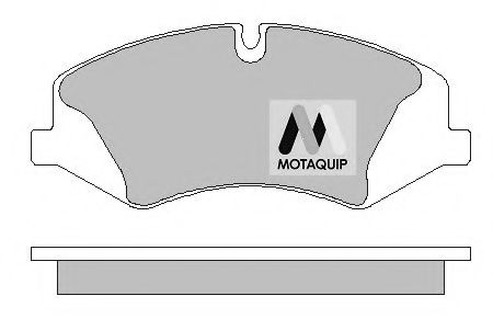 MOTAQUIP LVXL1645 Тормозные колодки MOTAQUIP для LAND ROVER