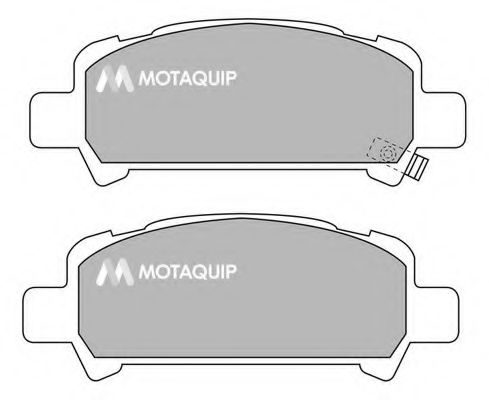 MOTAQUIP LVXL1010 Тормозные колодки MOTAQUIP для SUBARU