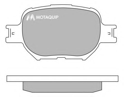 MOTAQUIP LVXL1011 Тормозные колодки MOTAQUIP для TOYOTA
