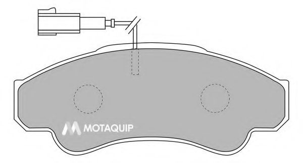 MOTAQUIP LVXL1034 Тормозные колодки MOTAQUIP для FIAT