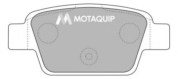 MOTAQUIP LVXL1037 Тормозные колодки MOTAQUIP для CHRYSLER