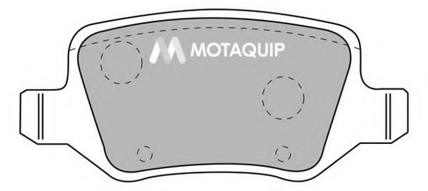MOTAQUIP LVXL1077 Тормозные колодки MOTAQUIP для MERCEDES-BENZ