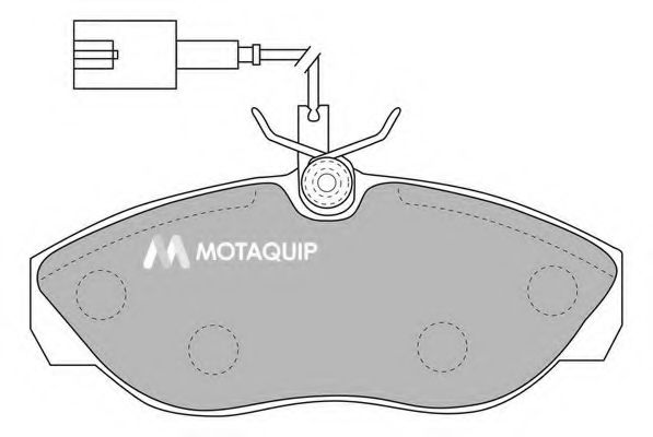 MOTAQUIP LVXL1091 Тормозные колодки MOTAQUIP для CITROEN