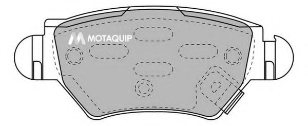 MOTAQUIP LVXL1113 Тормозные колодки MOTAQUIP для OPEL