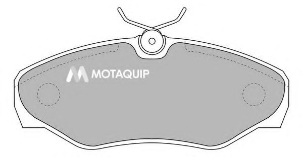 MOTAQUIP LVXL1122 Тормозные колодки MOTAQUIP для OPEL