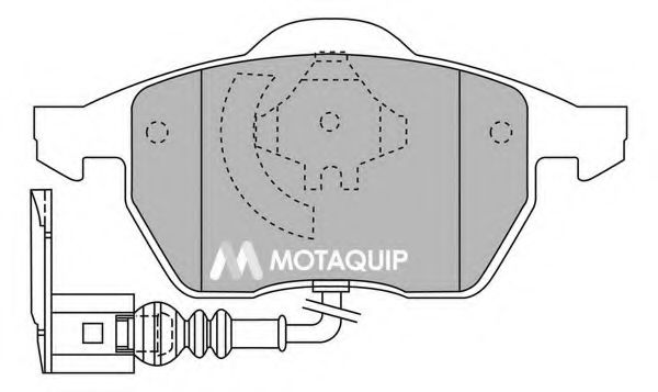 MOTAQUIP LVXL1125 Тормозные колодки MOTAQUIP для FORD