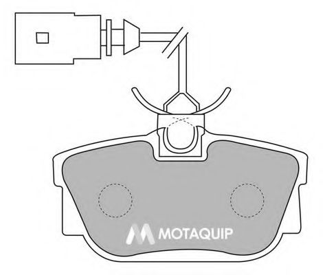 MOTAQUIP LVXL1127 Тормозные колодки MOTAQUIP для SEAT