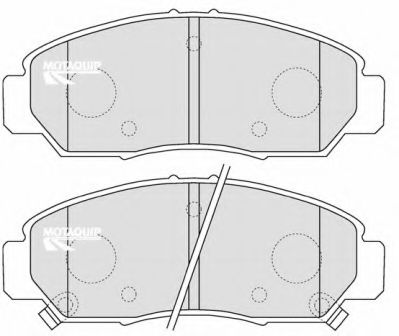 MOTAQUIP LVXL1149 Тормозные колодки для HONDA FR-V