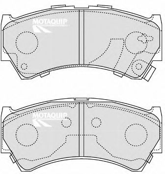 MOTAQUIP LVXL1244 Тормозные колодки MOTAQUIP 