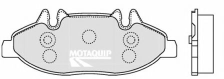 MOTAQUIP LVXL1269 Тормозные колодки MOTAQUIP для MERCEDES-BENZ