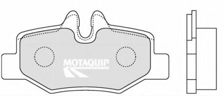 MOTAQUIP LVXL1270 Тормозные колодки MOTAQUIP для MERCEDES-BENZ