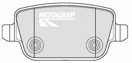 MOTAQUIP LVXL1294 Тормозные колодки MOTAQUIP для FORD KUGA
