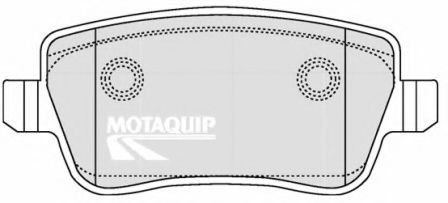MOTAQUIP LVXL1301 Тормозные колодки MOTAQUIP для FIAT