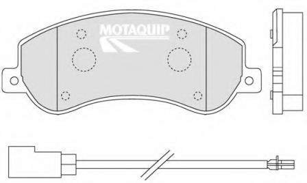 MOTAQUIP LVXL1318 Тормозные колодки MOTAQUIP для FORD