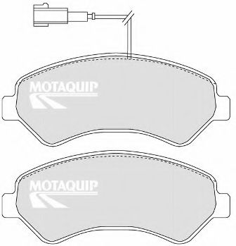 MOTAQUIP LVXL1339 Тормозные колодки MOTAQUIP для FIAT