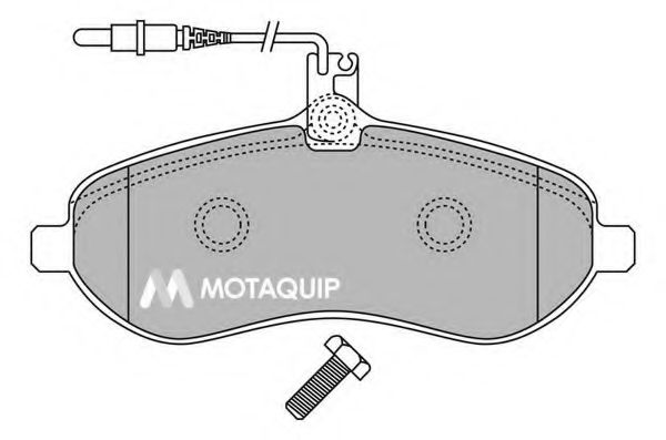 MOTAQUIP LVXL1342 Тормозные колодки MOTAQUIP для CITROEN