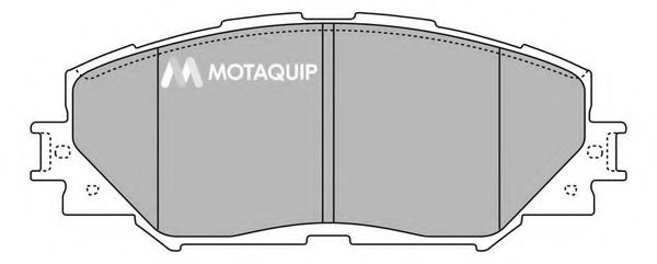 MOTAQUIP LVXL1362 Тормозные колодки MOTAQUIP для TOYOTA