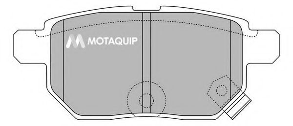 MOTAQUIP LVXL1363 Тормозные колодки MOTAQUIP для TOYOTA