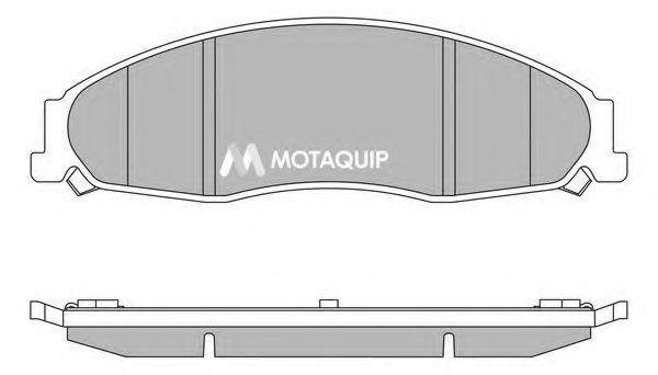 MOTAQUIP LVXL1376 Тормозные колодки MOTAQUIP для CADILLAC