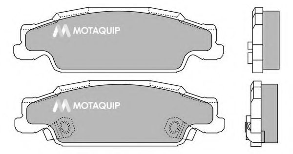 MOTAQUIP LVXL1377 Тормозные колодки MOTAQUIP для CADILLAC