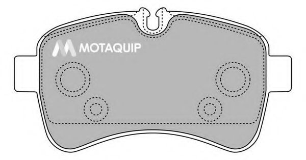 MOTAQUIP LVXL1379 Тормозные колодки MOTAQUIP для IVECO