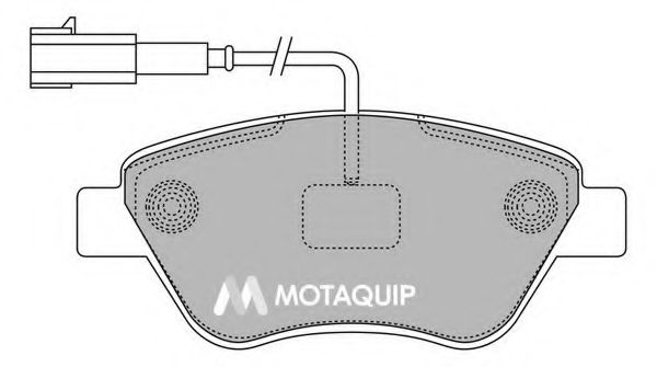 MOTAQUIP LVXL1383 Тормозные колодки MOTAQUIP для FIAT