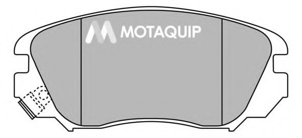 MOTAQUIP LVXL1393 Тормозные колодки MOTAQUIP для OPEL