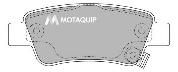 MOTAQUIP LVXL1399 Тормозные колодки MOTAQUIP для HONDA