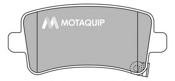 MOTAQUIP LVXL1408 Тормозные колодки MOTAQUIP для OPEL