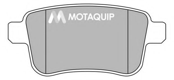 MOTAQUIP LVXL1417 Тормозные колодки MOTAQUIP для MERCEDES-BENZ