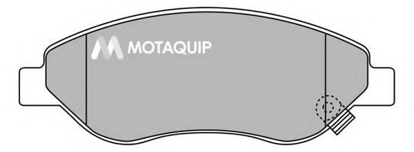 MOTAQUIP LVXL1451 Тормозные колодки MOTAQUIP для OPEL