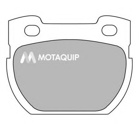 MOTAQUIP LVXL166 Тормозные колодки MOTAQUIP для LAND ROVER