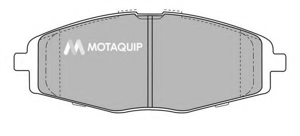 MOTAQUIP LVXL260 Тормозные колодки MOTAQUIP для DAEWOO