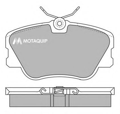 MOTAQUIP LVXL363 Тормозные колодки MOTAQUIP для MERCEDES-BENZ