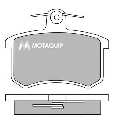 MOTAQUIP LVXL394 Тормозные колодки MOTAQUIP для AUDI A8