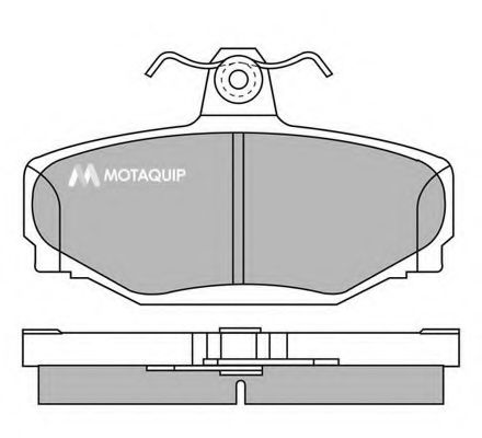MOTAQUIP LVXL619 Тормозные колодки для VOLVO S90