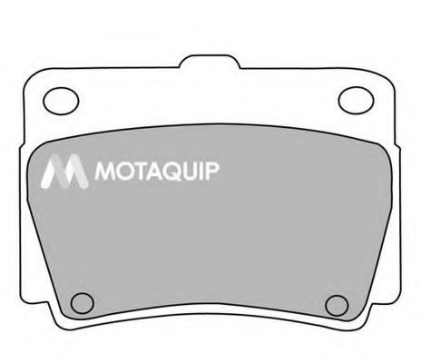 MOTAQUIP LVXL630 Тормозные колодки MOTAQUIP для MITSUBISHI