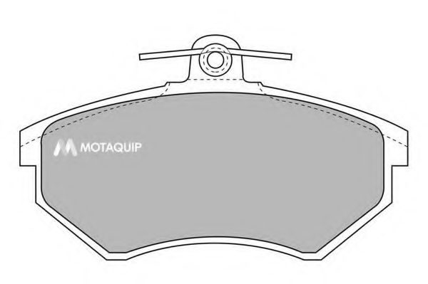 MOTAQUIP LVXL655 Тормозные колодки MOTAQUIP для SEAT